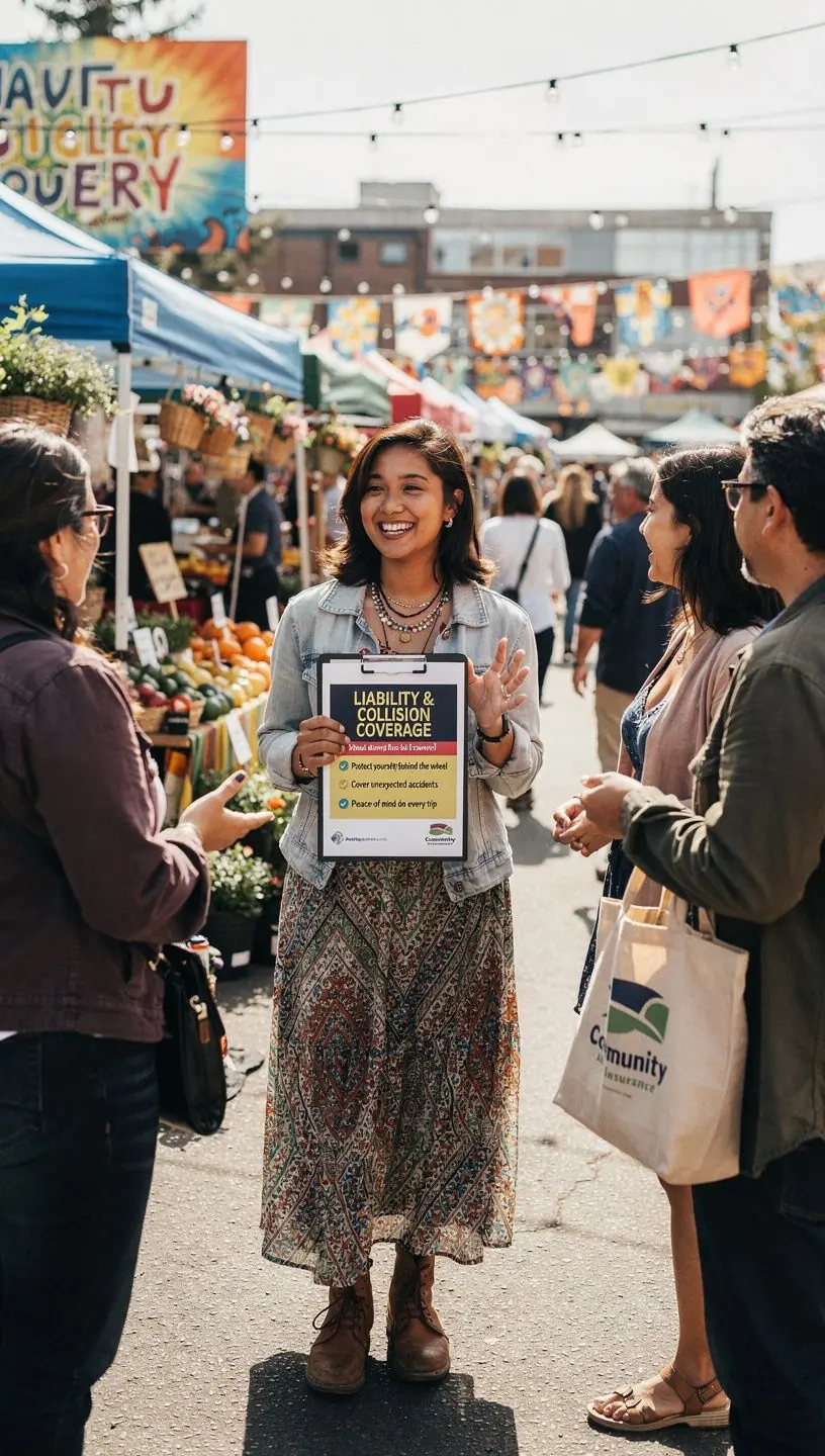 Kierowca przeglądający dokumenty ubezpieczeniowe, zadowolony z niskiej składki i wysokich limitów odpowiedzialności.