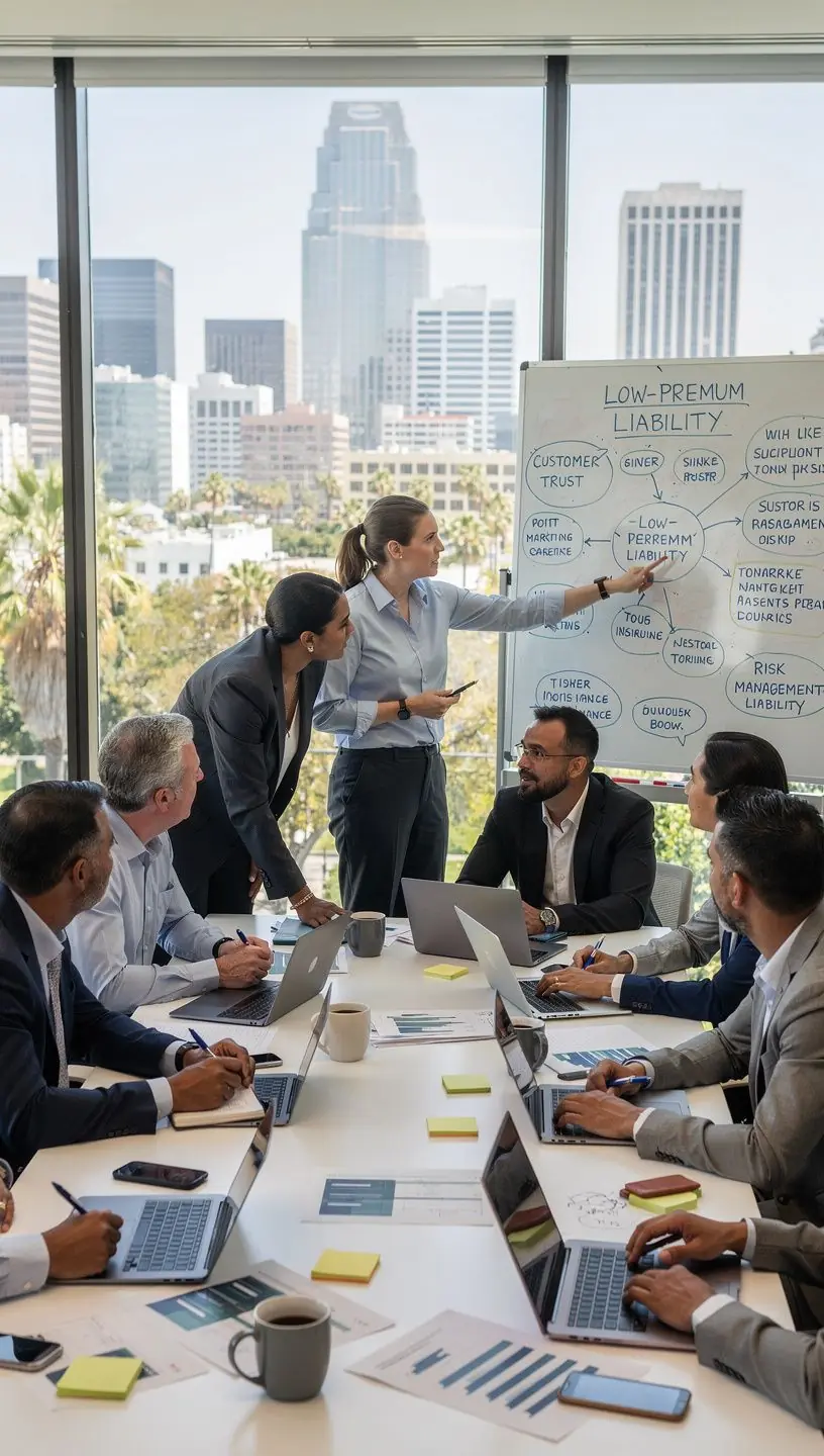 Zbliżenie na ekran telefonu komórkowego z aplikacją do zarządzania polisami ubezpieczeniowymi, pokazującą łatwość obsługi.