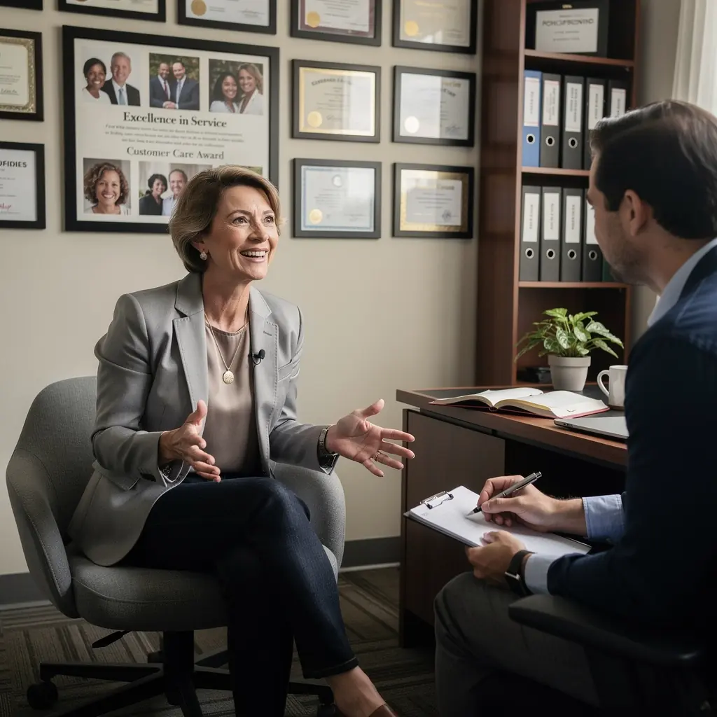 Dokumenty ubezpieczeniowe leżące na stole, symbolizujące formalności związane z polisą.